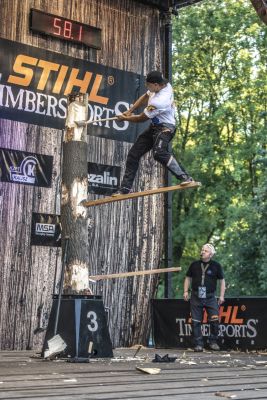 Michał Dubicki w konkurencji Springboard